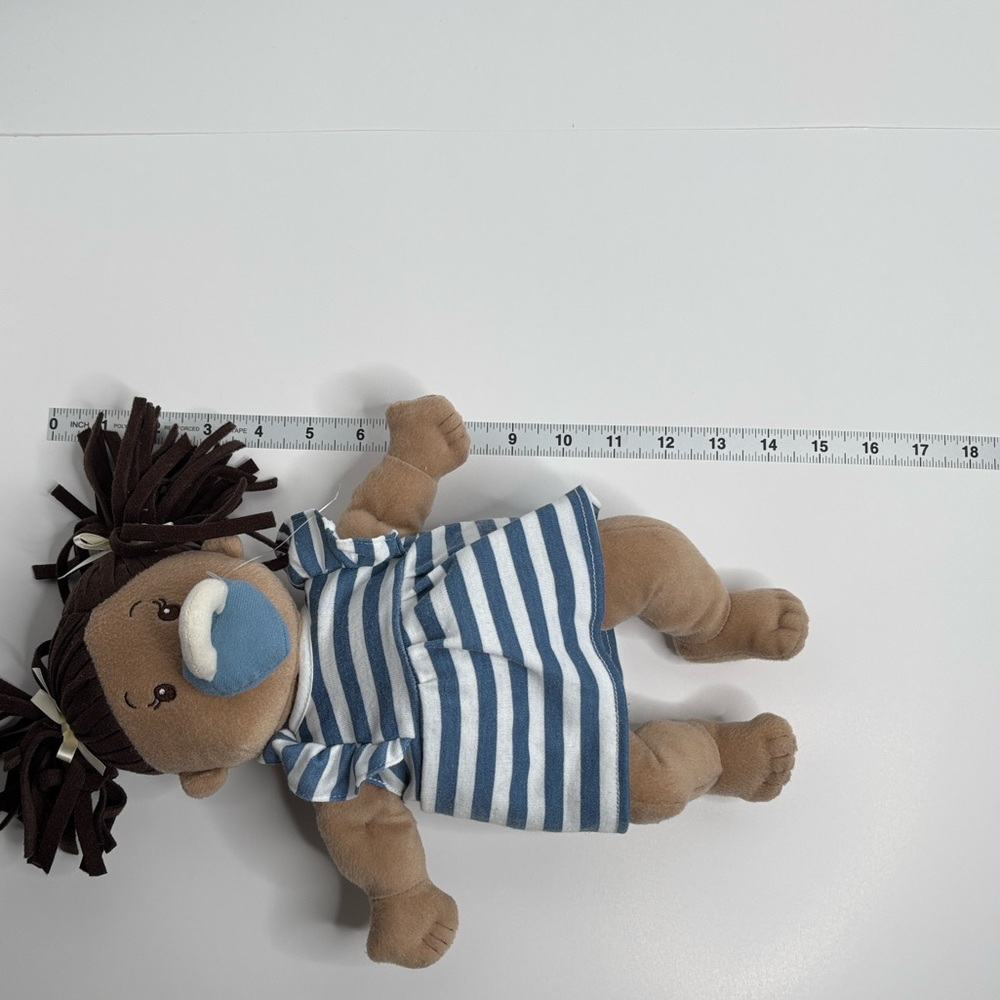 👶💖 Manhattan Toy Baby Stella 15” First Baby Doll – Soft Beige Doll Brown Hair 💖👶 - Picture 10 of 10